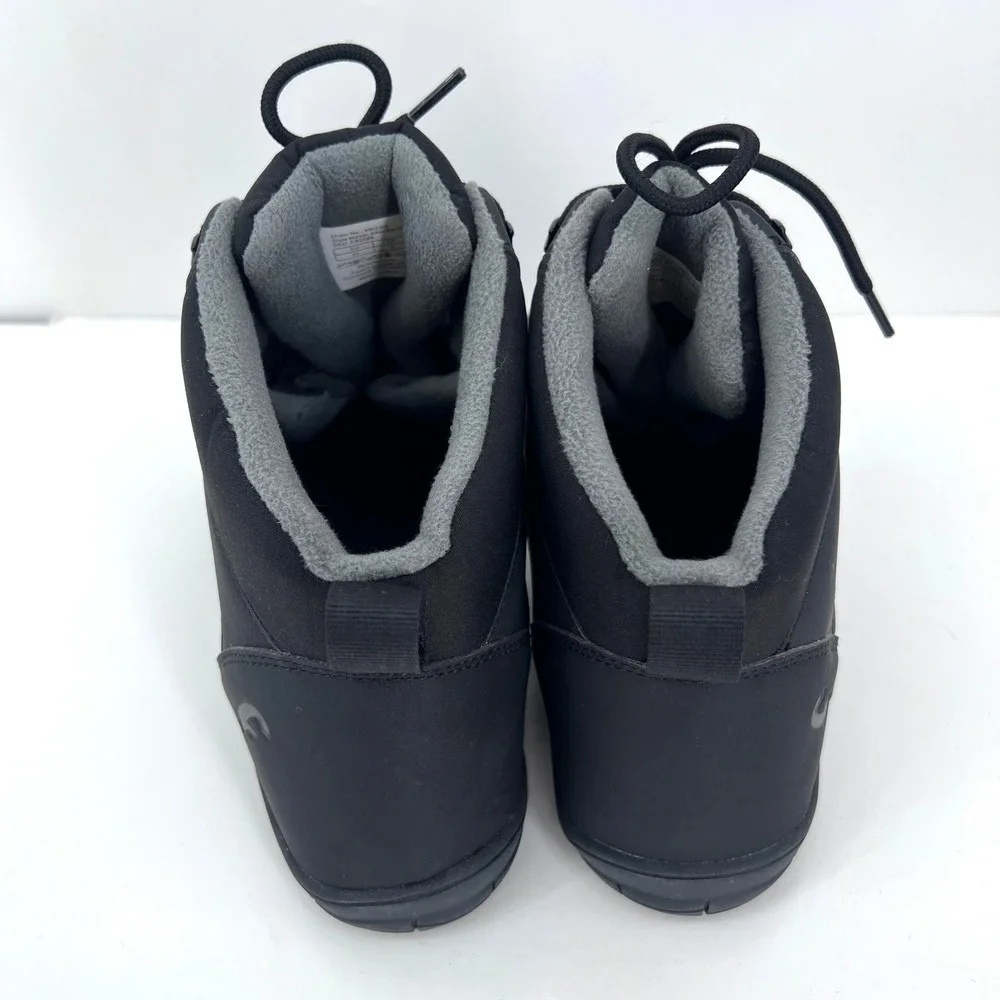 Freet Arken Barefoot Boots Mens 9 EU 43 Black Grey Minimalist Hiking Shoes